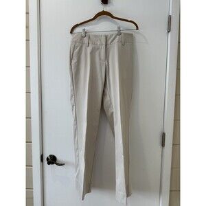 Adidas Women's Climalite Lightweight Golf Pants Sz 6  Beige Athleisure Classic